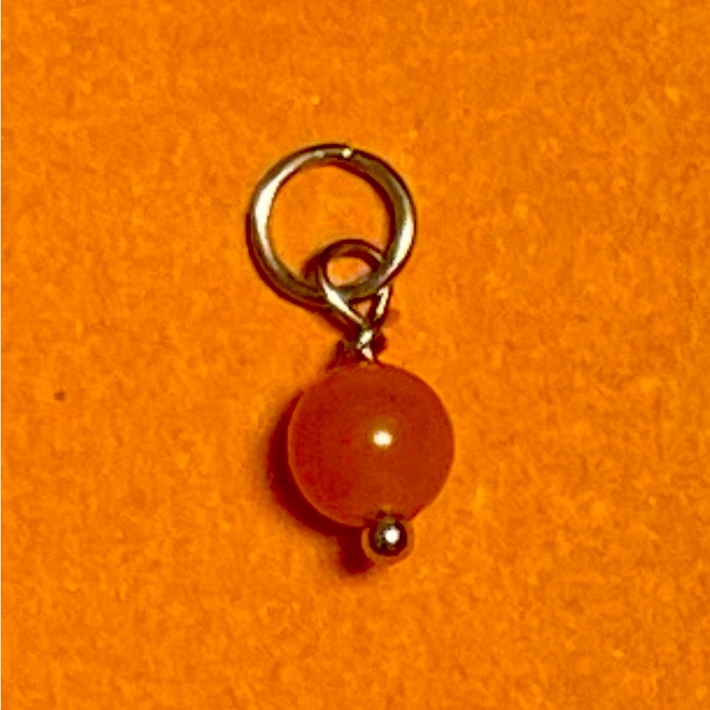 Aventurine Orange Charm